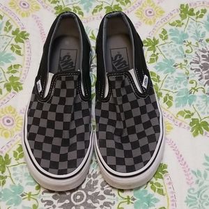 Vans checkered LIKE NEW slip-ons EUC women's 7